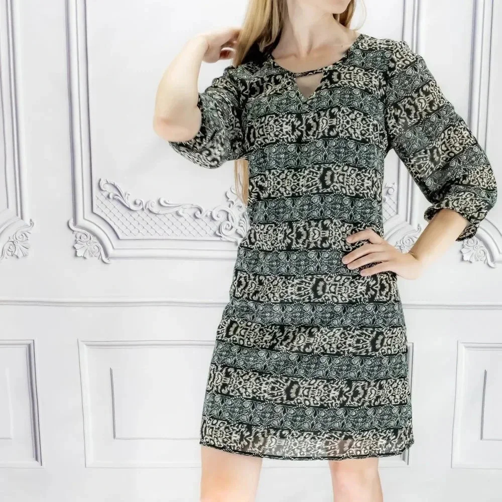 Indulge Animal Print Shift Dress